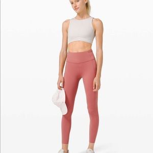 NWT Lululemon Fast and Free 25” Cool - Cherry Tint